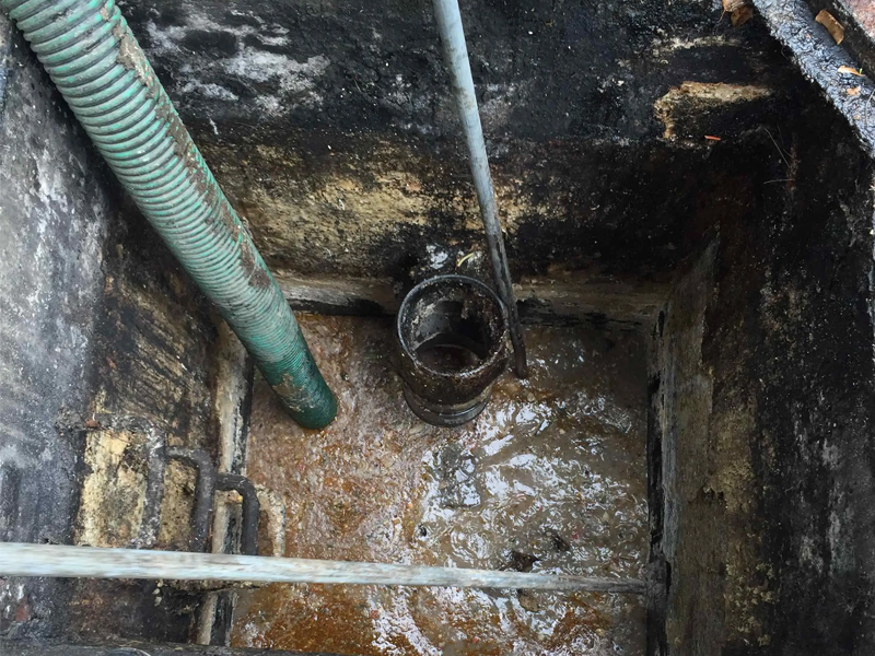 龙池隔油池清理